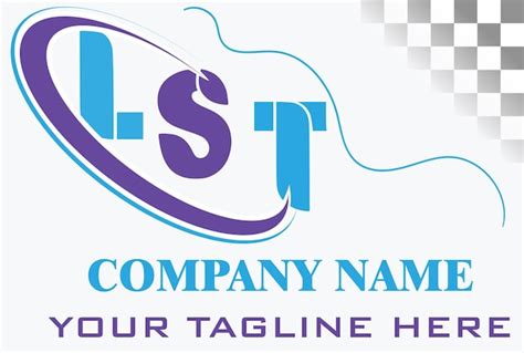 Premium Vector Lst Letter Logo Design