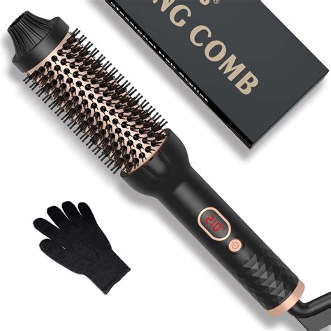 38mm Double PTC Thermal Brush Ceramic Curling Brush Hot Brush Volumizing Heated Brush Curling