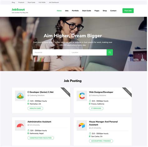 Free Job Board Wordpress Themes Of