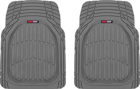 Amazon Motor Trend 2 Piece Front Car Floor Mats Gray FlexTough