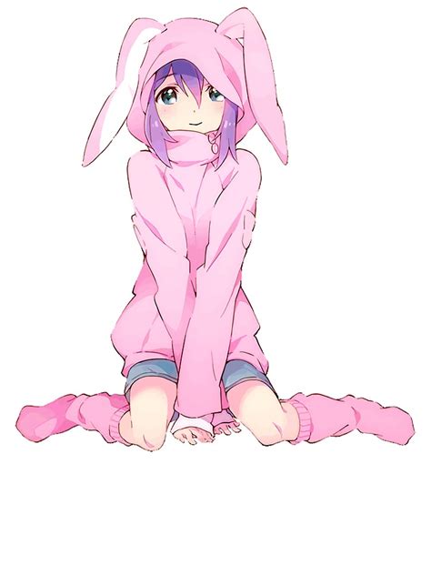 Anime Girl Wearing Bunny Hoodie Ubicaciondepersonascdmxgobmx