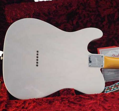 Fender Jimmy Page Mirrored Telecaster Transparent White Blonde Guitars Electric Solid
