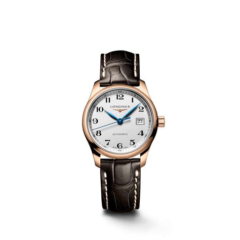 Longines Master Collection Automatic 18 Karat Pink Gold Silver