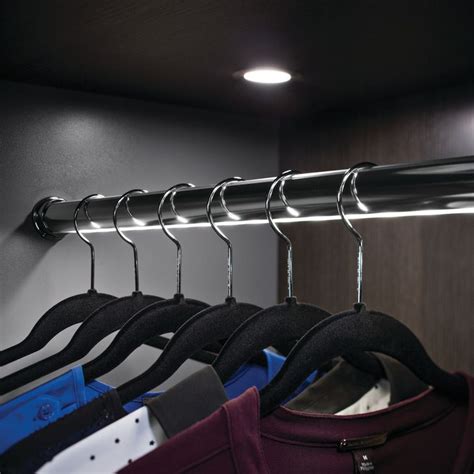 Hafele Elite Led Lighted Wardrobe Tube Closet Rod Closet Rods Hafele