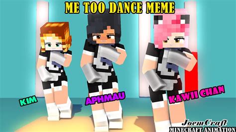 Maid Aphmau Kawaii Chan And Kim Me Too Dance Gangnam Style Shuffle