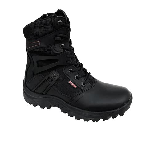 Bota T Ctica Militar Polic A Piel C Moda Ligera