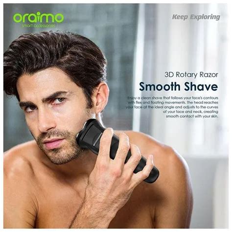 Oraimo Smart Shaver 3D Rotary Electric Shaver GadgetFreak