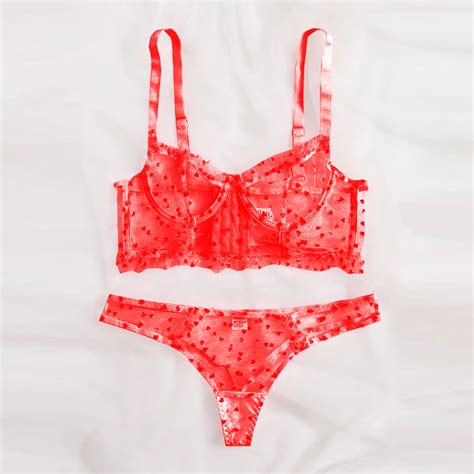 Women S Underwear Set Sexy Lace Erotic Lingerie Lace Bra Thong Suit G String Panties