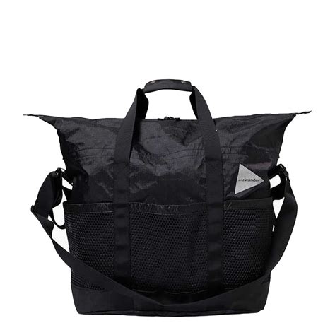 And Wander X Pac 45l Tote Bag Black Yards Store