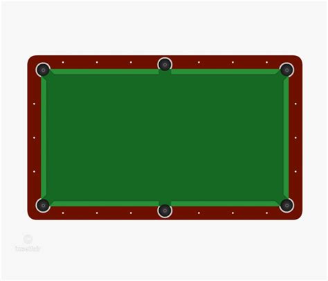 Billiard Balls Transparent - Pool Table Top View Png, Png Download - kindpng