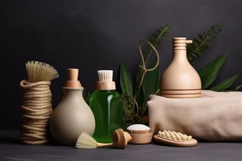 Premium Photo | Eco products concept with copy space