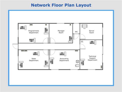 Floor Plan Computer Lab Design Layout