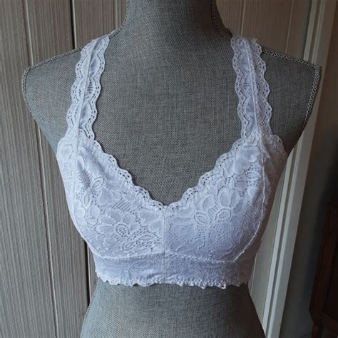 Felina Intimates Sleepwear Felina Lingerie White Pull On Bra Poshmark