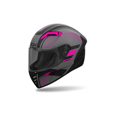 Casque Airoh Connor Achieve Pink Matt Casques Moto Route Wolff Ktm