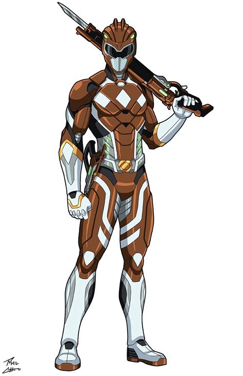 Brown Ranger Miles Baker Commission By Phil Cho On Deviantart Power