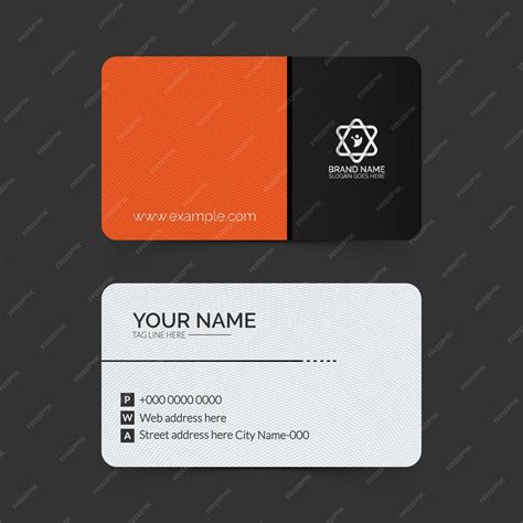 premium vector corporate business card layout