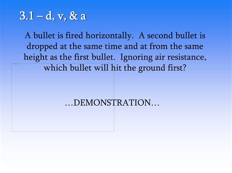 Ppt Chapter 3 Kinematics In Two Dimensions Powerpoint Presentation