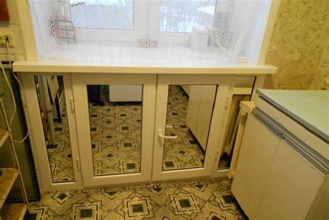 Холодильник под окном на кухне идеи интерьера (42 фото) - красивые ...
