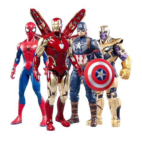 Marvel Avengers Alliance Figura Homem Aranha Ironman Capit O Am Rica