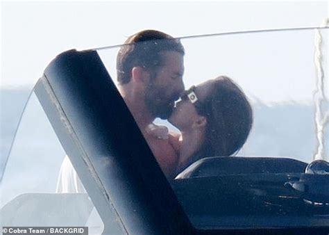 Bikini Clad Mel C 50 Shares A Steamy Kiss With Model Boyfriend Chris Dingwall And Shows Off