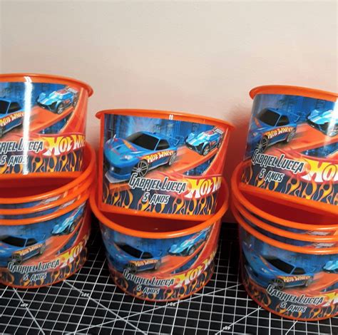 Balde De Pipoca Hot Wheels Elo Produtos Especiais