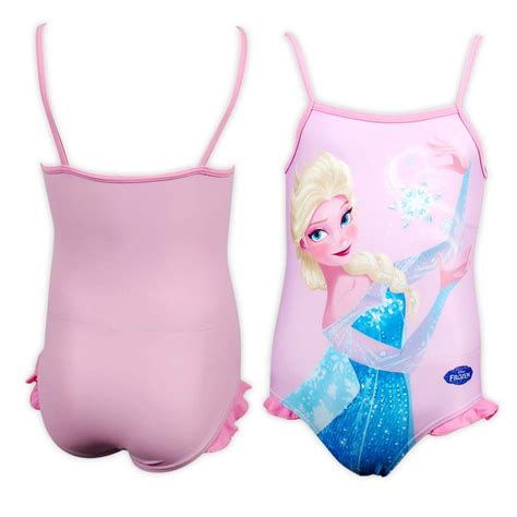 Disney Frozen Swim Costume Or Bikini Disney Elsa Anna Sisters Pink Ebay Uk