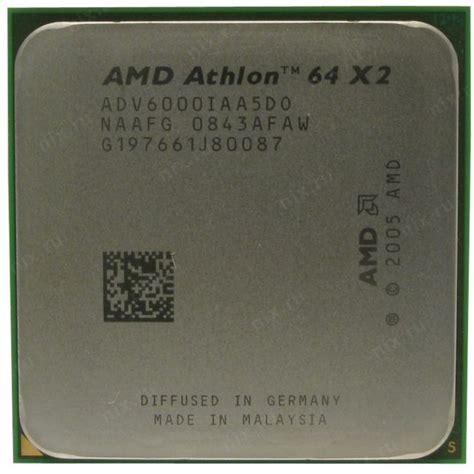 Процессор AMD ATHLON 64 X2 6000+ - купить, сравнить тесты, цены и ...