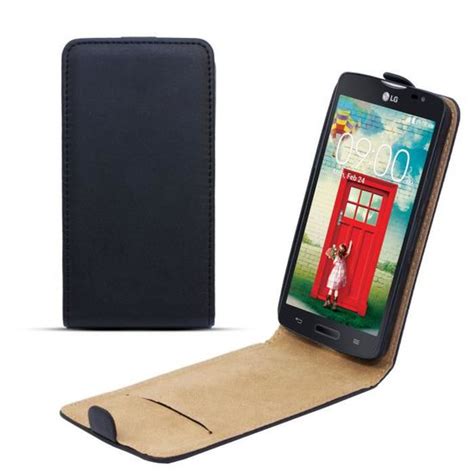 Moozy Prime magnétique Flexi Mince Flip Case LG L80 D373 Housse étui