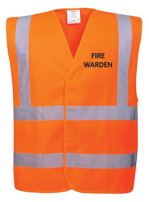 Northrock Safety Fire Warden Vest Fire Warden Vest Singapore Cert