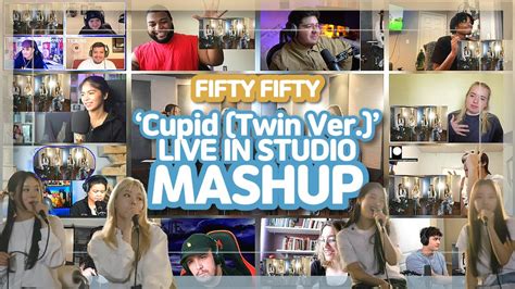 Fifty Fifty Cupid Twin Ver Live In Studio Reaction Mashup Youtube