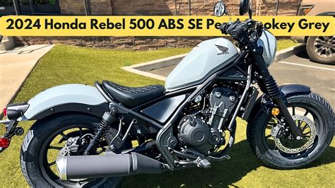 2024 Honda Rebel 500 ABS SE Pearl Smokey Grey Premium Stylish Cruiser