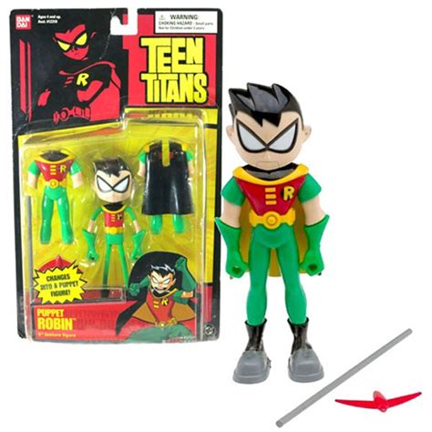 Teen Titans Go Robin 5 Action Figure Transforming Puppet Bandai America - ToyWiz