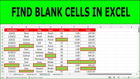 How To Find And Highlight Blank Cell In Excel Conditional Formatting