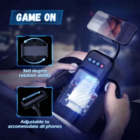 Sex Toys Automatic Telescopic Male Masturbator Cup With Mobile Phone Holder Masturbator And