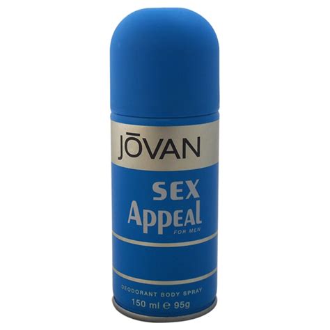 Jovan Sex Appeal By Jovan For Men Oz Deodorant Body Spray Walmart