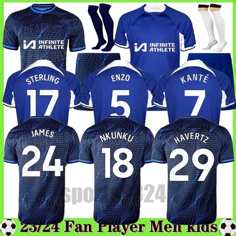 3XL 4XL 2023 2024 Nkunku Jackson CFC Camisetas De Fútbol Disasi 23 24