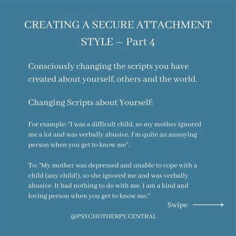 Creating a Secure Attachment Style – Part 4