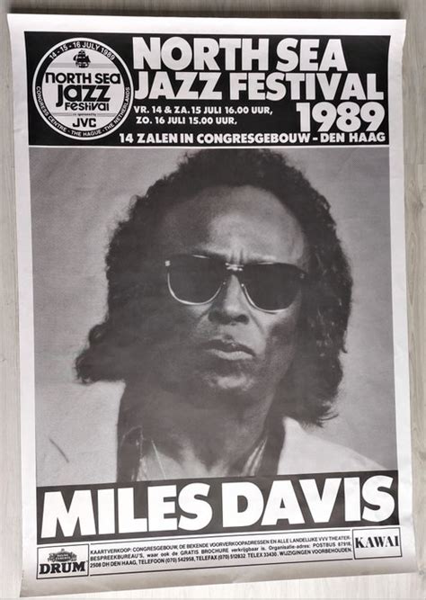 Miles Davis North Sea Jazz Festival 1989 Concert Poster Catawiki