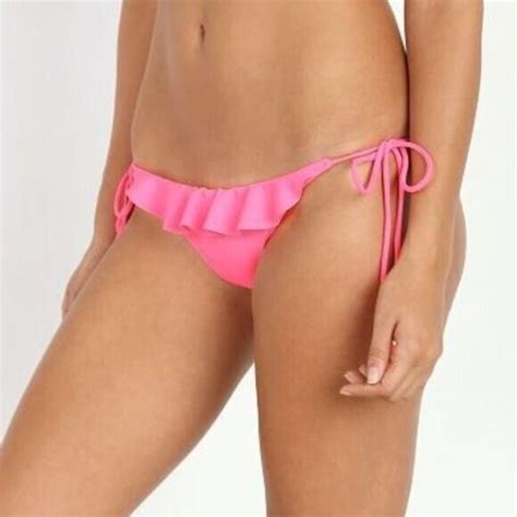 Eberjey Swim New Eberjey So Solid Willow Pink Bikini Bottom Large