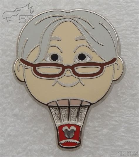 PP WDW Ellie UP Hot Air Balloons Hidden Mickey PinPics