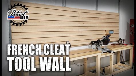 How To Build A French Cleat Tool Storage Wall Diy Projects Atelier