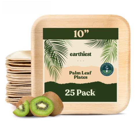 Palm Leaf Plates Square Bamboo Like Disposable Plates Dinner