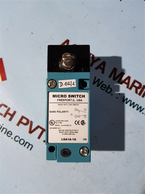 Honeywell Lsa1a 1a Micro Switch 10a 600vac Aeliya Marine