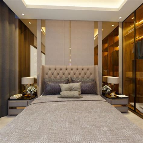 vr kamar tidur utama desain rumah modern  lantai bapak hrn