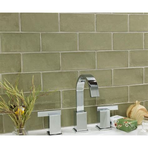 Ivy Hill Tile Catalina Kale In X In Polished Ceramic Subway Wall