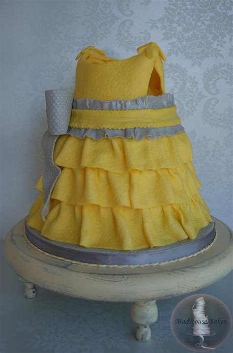 Baby Dress Cake Cake By Tonya Alvey Madhouse Bakes Cakesdecor