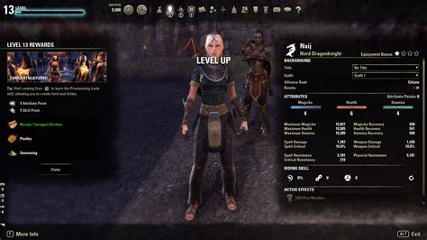 LEVELING REWARDS Full List By Levels Elder Scrolls Online