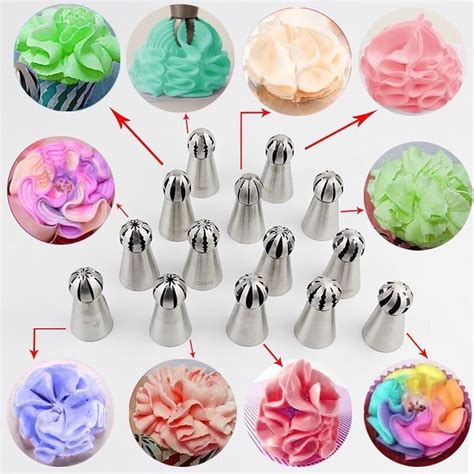 Russian Ball Piping Tips Chart Google Search Cake Decorating Tips