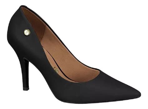 Sapato Scarpin Feminino Vizzano Pelica Nude Parcelamento Sem Juros