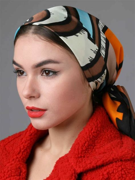 Pin By Josefa On Girly Head Scarf Styles Head Scarf Silk Scarf Style